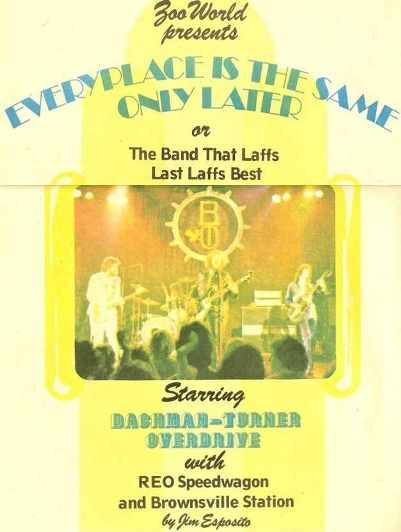 bachman turner overdrive, the band that laffs last