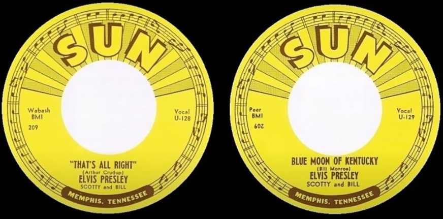 elvis presley first sun single that's all right